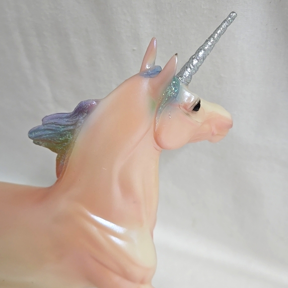 Breyer Reeves Unicorn Rainbow Glitter Mane Tail Pink BEAUTIFUL SHINY - Picture 11 of 16